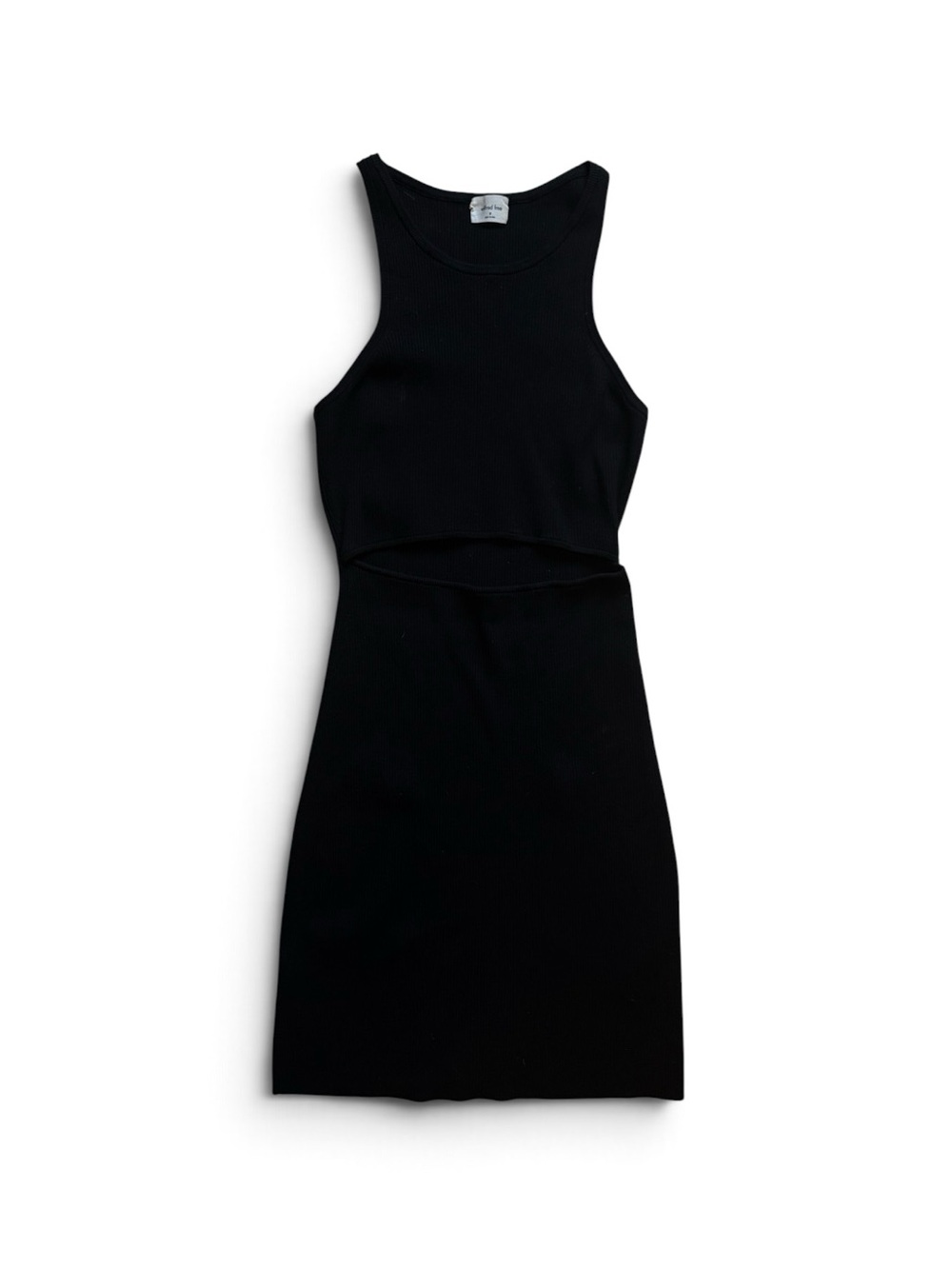 Wilfred Free Black Cutout Midi Dress – Size M